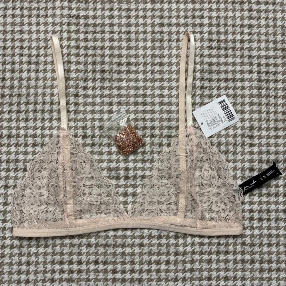 Urban Outfitters | ‘Out From Under’ Lace Bralette with Rose Gold Chain - Picture 5 of 16